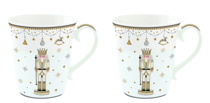 Set 2 porcelain mugs 275 ml in color box ROYAL  NUTCRACKER