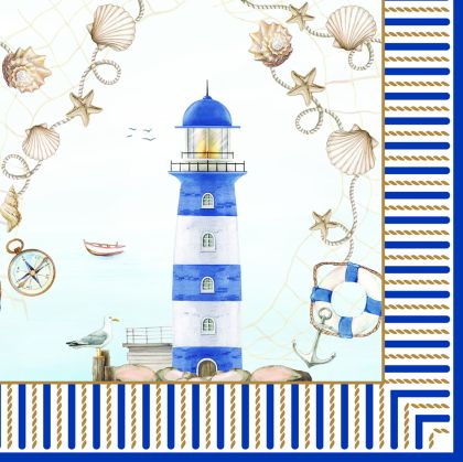 Fashion paper  BLUE LIGHTHOUSE