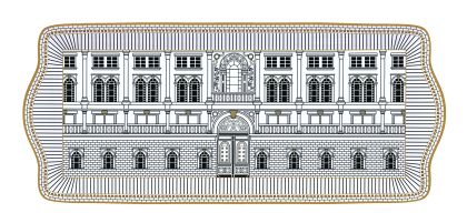 Porcelain serving platter  PALAZZO