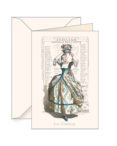 ПОЗДРАВИТЕЛНА КАРТИЧКА -  "LA COMEDIE"