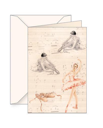 GREETING CARD - " DANCERS"