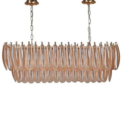 Metal Petal Chandelier