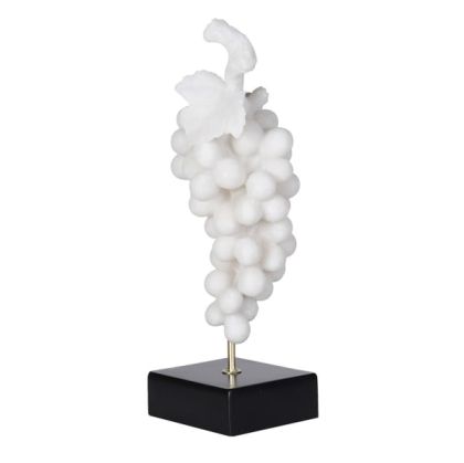 Faux Marble Gapes On Stand