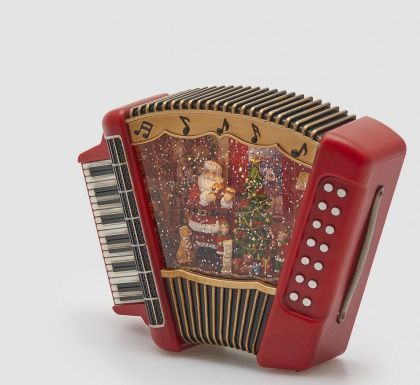 Коледна декорация „Акордеон “ с осветление и движение