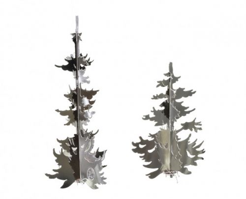 Winter Forest, Trees in Silver (2 Designs)