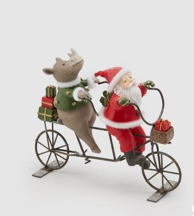 SANTA CLAUS  ON WHEEL