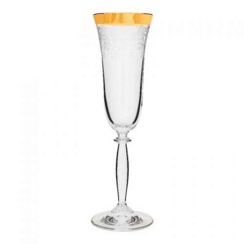 CHAMPAGNE GLASS 180ML - GOLD