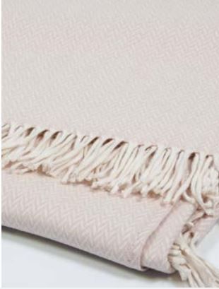 BLANKET MERINO AUSTRALIA EXTRA FINE WOOL - IVORY COLOR