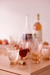 Water Glass Peach - Set 2ps