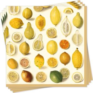 Napkins Lemons  33x33 cm