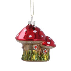 Double Toadstool Glass Dec 
