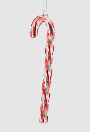 DEC.CANDYCANE GLASS H20