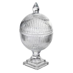 Clear Glass Bonbon Jar