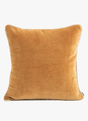 CUSHION COVER VELVET - DELHI GOLD