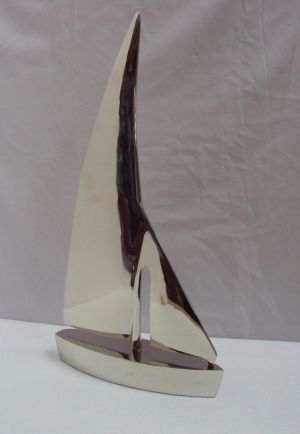 SAIL BOAT IN NICKEL 'LA ROCHELLE' 