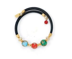 BRACCIALE AVVENTURINA 3 PERLE