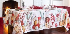 TABLECLOTH 220X220 CM LINEN 