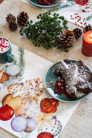 TABLECLOTH 220X220 CM LINEN 
