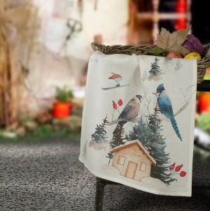 TABLECLOTH 220X220 CM LINEN 