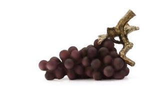 DECO.OBJECT GRAPES PURPLE RESIN