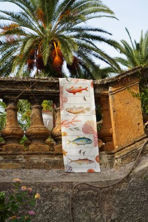 Linen Runner  «Coral Bay»