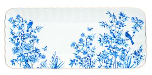 Porcelain serving platter  PARADISE GARDEN