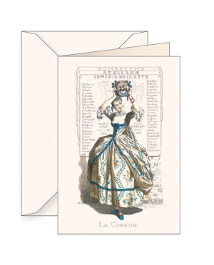 ПОЗДРАВИТЕЛНА КАРТИЧКА -  "LA COMEDIE"