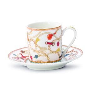 Set 2 coffee C&S in porc.NB 80 ml in color box