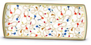 Porc. serving platter 35x15 cm in color box