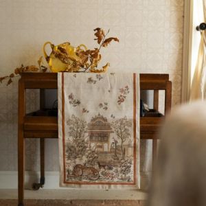 Runner tablecloth naturale 