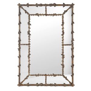 Large Oak Leaves Gilt Mirror
