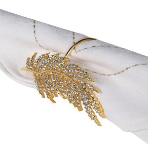 Golden Rather Napkin Ring