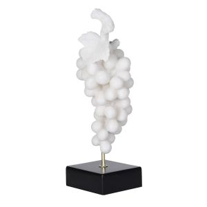 Faux Marble Gapes On Stand