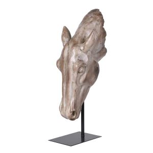 Stone Effect Horse Head 