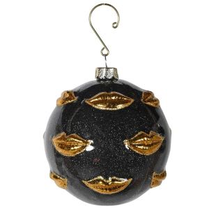 Gold Lip Multi Face Bauble