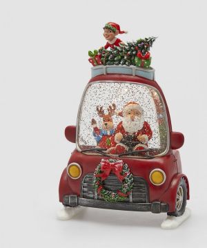 DECORATION DAD WITH SLEIGH H.25.4 L.18 L.8.3 