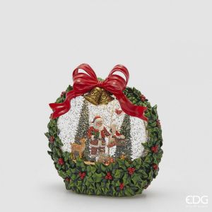 DECOR CORONA VILLAGE H.21 L.20 L.9.3 MUSIC+MOV.+LED