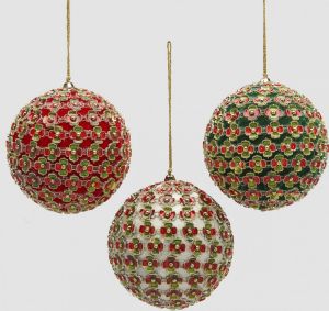 ADORNMENT BALL FLOWERMIX 3 ASS. D.10