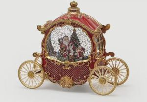 CARRIAGE DECORATION H.23 W.26 L.11.5 MUSIC+MOV.+LED C4