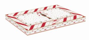 Porcelain serving platter 36x16 cm in color box NUTCRACKER TWIST