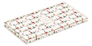 Porcelain serving platter 34x15 cm in color box