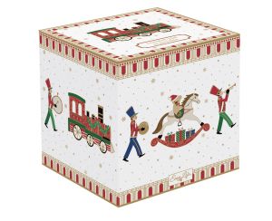 Porcelain cookie jar Ш 14 cm h 16,5 cm in color  POLAR EXPRESS