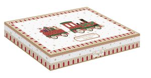 Porcelain serving platter 25x15 in colour box