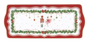 Porcelain serving platter 35x15 cm in color box