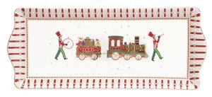 Porcelain serving platter 35x15 cm in color box