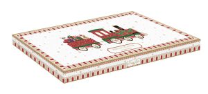 Porcelain serving platter 35x15 cm in color box