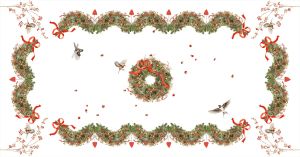 TABLECLOTH 110X110 CM LINEN