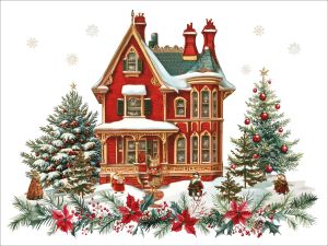 SET OF 2 WOOD - CORK PLACEMATS 30X40 CM