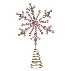 Pink Rhinestone Star Tree Topper
