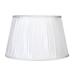 Cream Silk Drum Shade Only